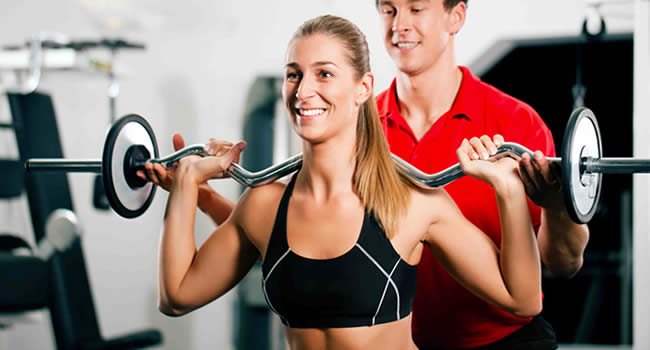 Female Fitness Trainer Working Out Energy, Female, Trainer